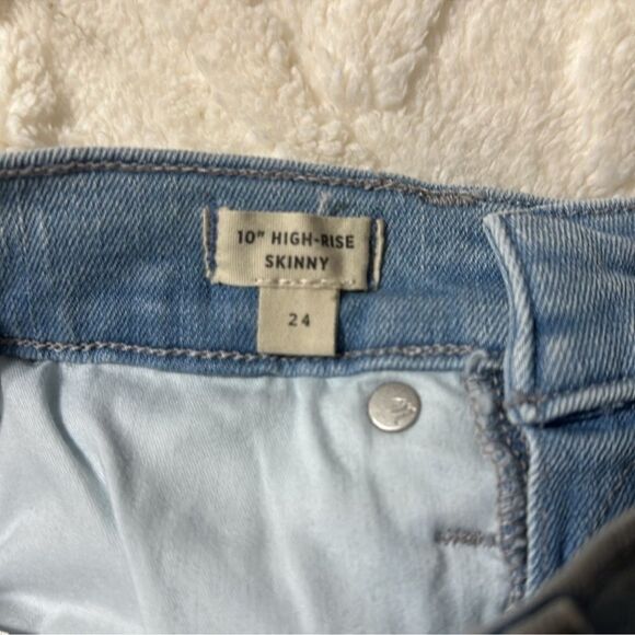 Madewell 24 Light Blue Wash Vintage High Rise Skinny Jeans - Picture 14 of 16